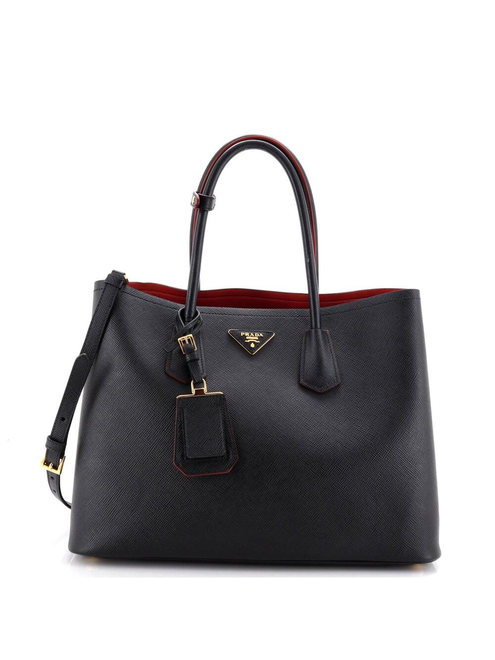 Prada Cuir Double Tote Saffiano Leather #335345P19B